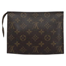 LOUIS VUITTON Monogram Poche Toilette 19 Pouch M47544 LV Auth 73504-3
