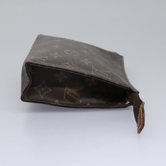 LOUIS VUITTON Monogram Poche Toilette 19 Pouch M47544 LV Auth 73504