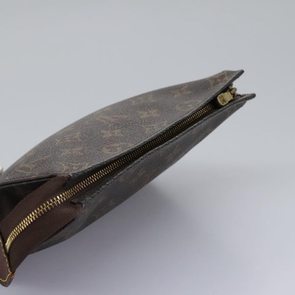 LOUIS VUITTON Monogram Poche Toilette 19 Pouch M47544 LV Auth 73504