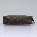 LOUIS VUITTON Monogram Poche Toilette 19 Pouch M47544 LV Auth 73504-7