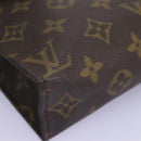 LOUIS VUITTON Monogram Poche Toilette 19 Pouch M47544 LV Auth 73504-8