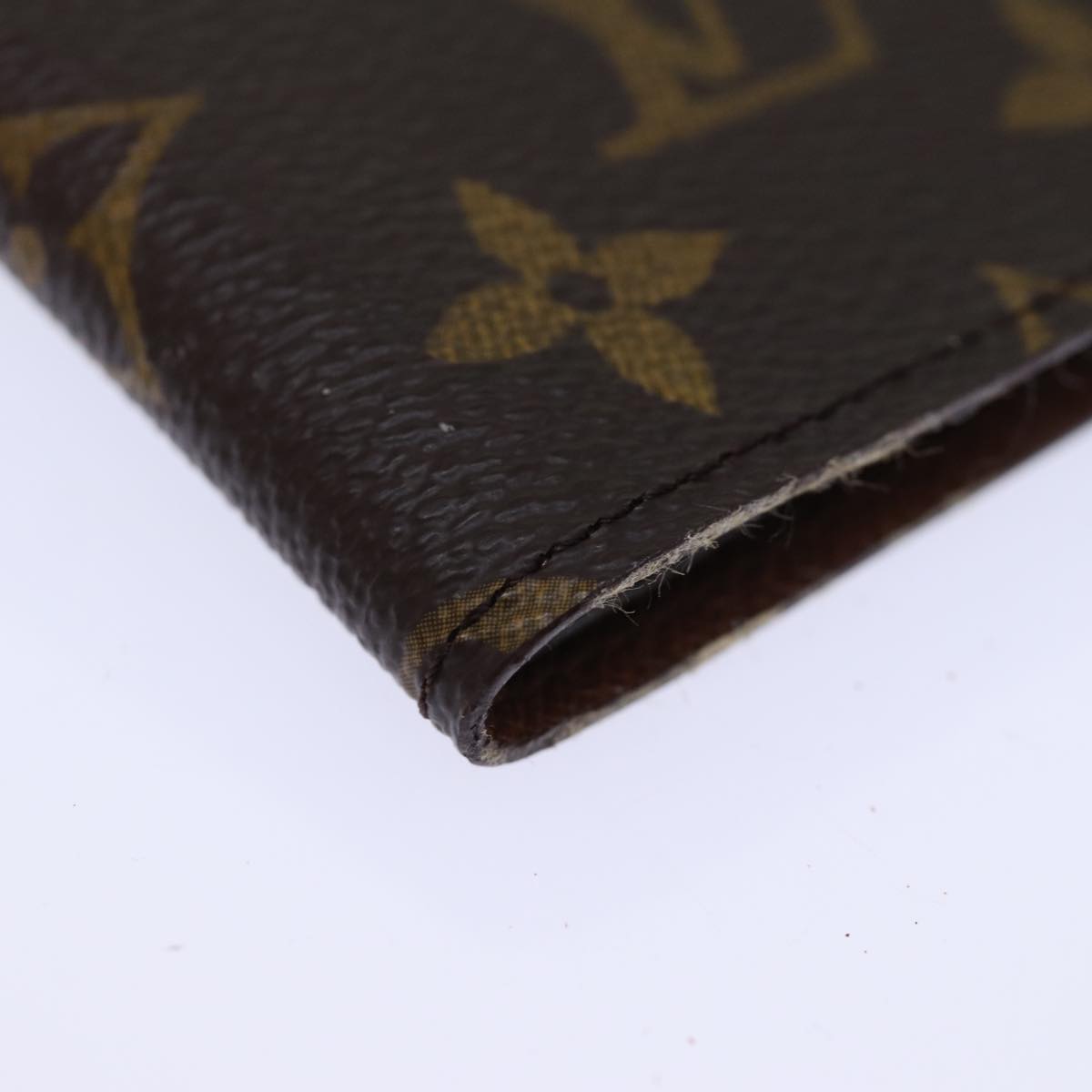 LOUIS VUITTON Monogram Porte Cartes Credit Pression Card Case LV Auth 73509