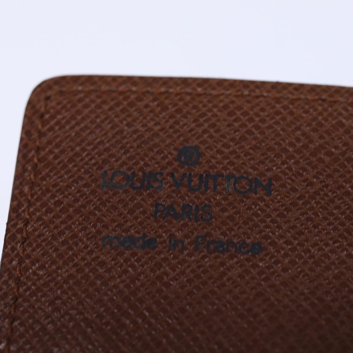 LOUIS VUITTON Monogram Porte Cartes Credit Pression Card Case LV Auth 73509