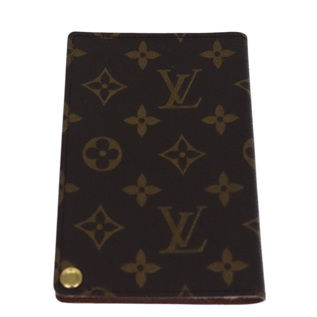 LOUIS VUITTON Monogram Porte Cartes Credit Pression Card Case LV Auth 73509