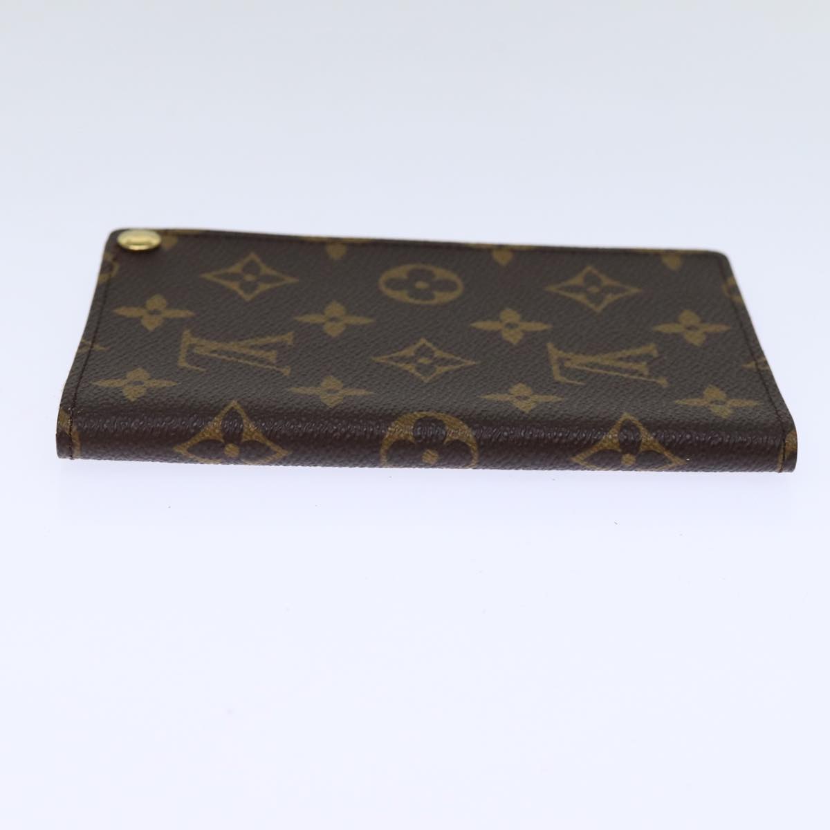 LOUIS VUITTON Monogram Porte Cartes Credit Pression Card Case LV Auth 73509