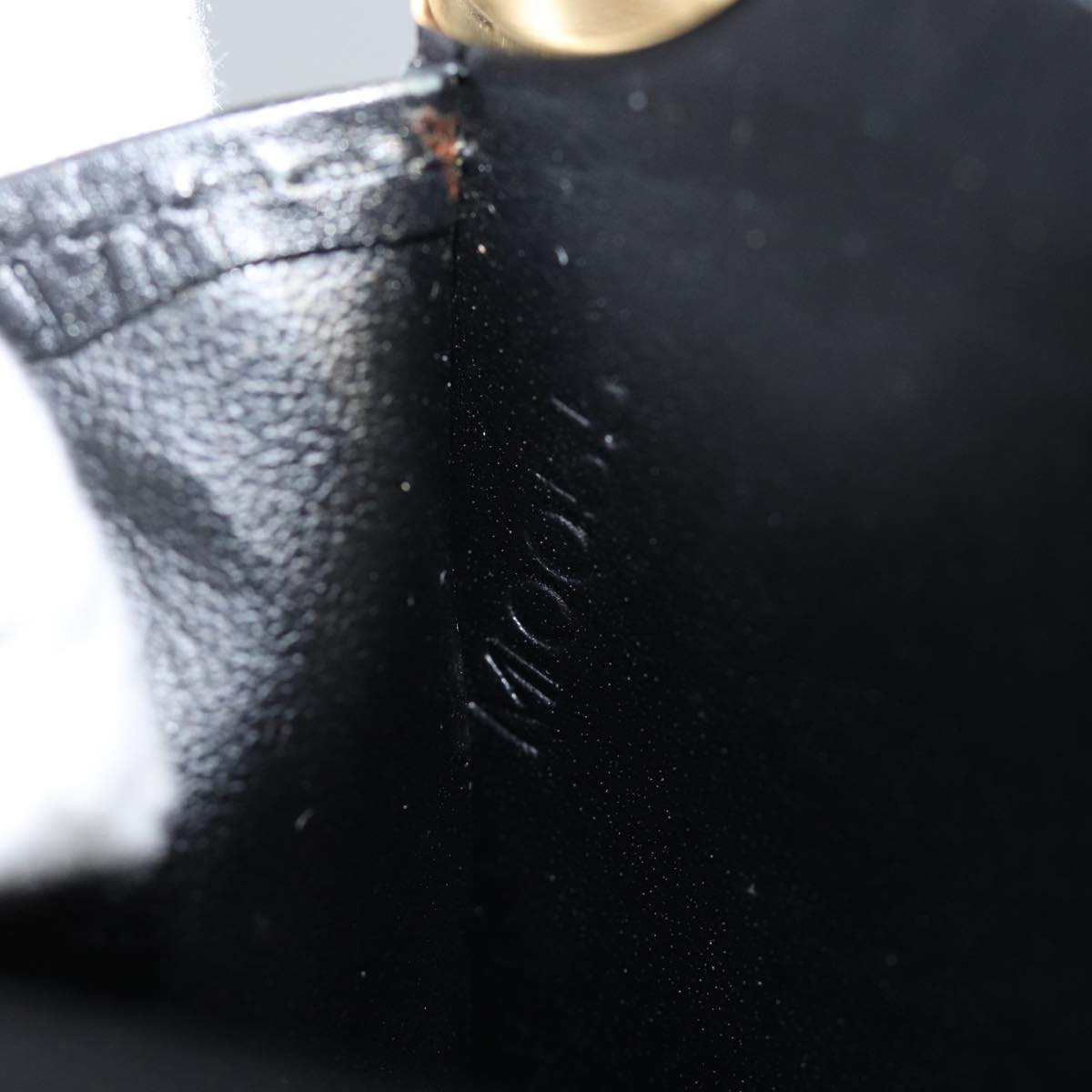 LOUIS VUITTON Suhari Compact Zip Wallet Leather Blue M91829 LV Auth 73514