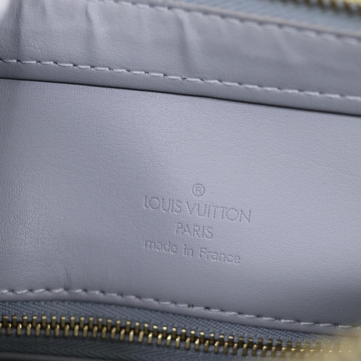 LOUIS VUITTON Monogram Vernis Houston Hand Bag Gris M91053 LV Auth 73516