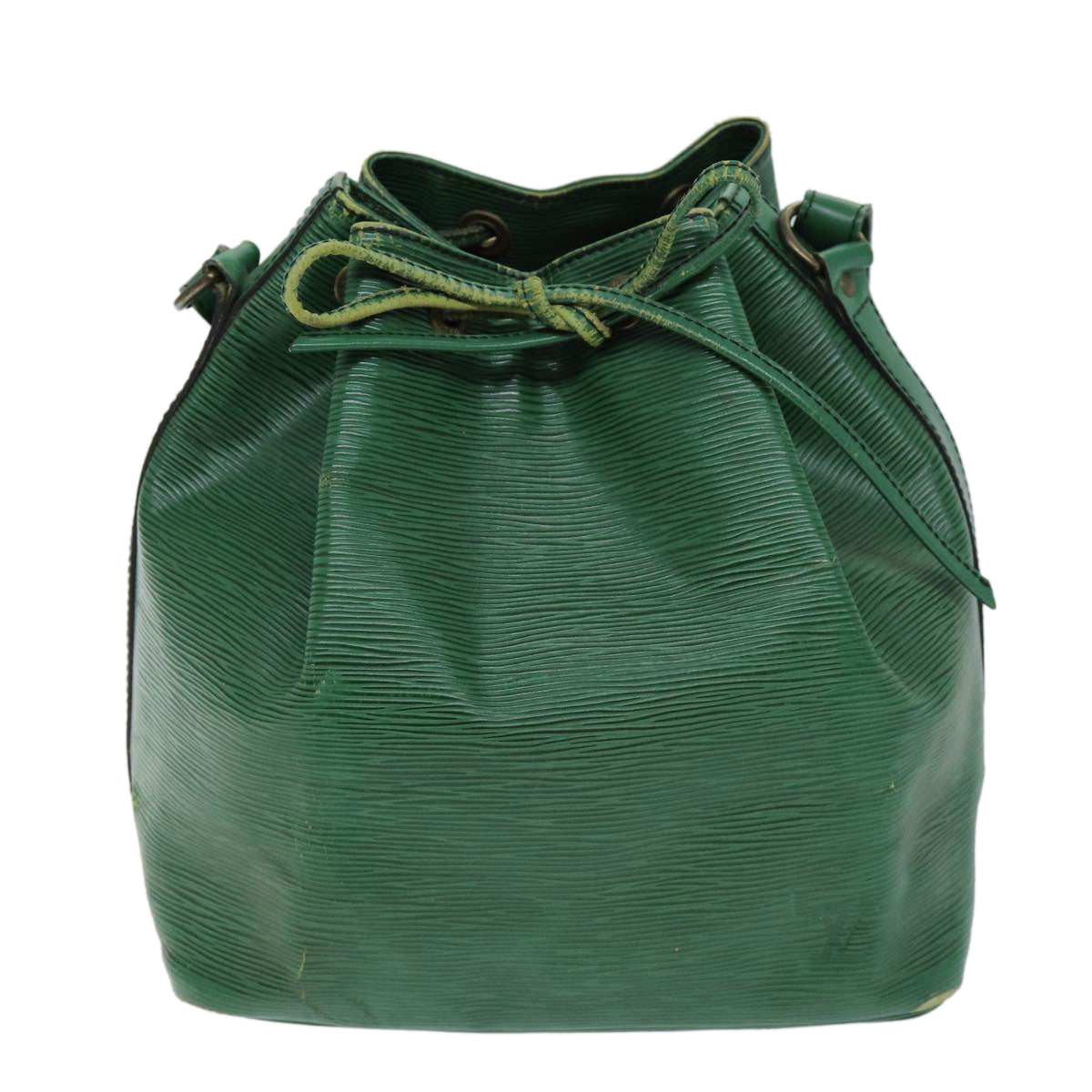 LOUIS VUITTON Epi Petit Noe Shoulder Bag Green M44104 LV Auth 73532