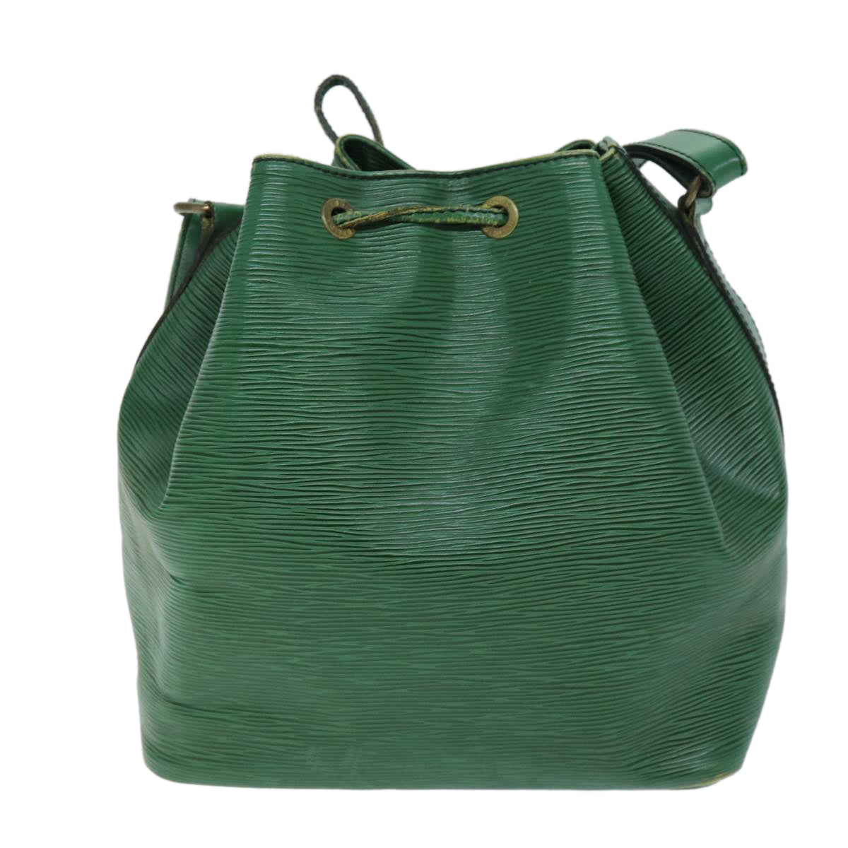 LOUIS VUITTON Epi Petit Noe Shoulder Bag Green M44104 LV Auth 73532