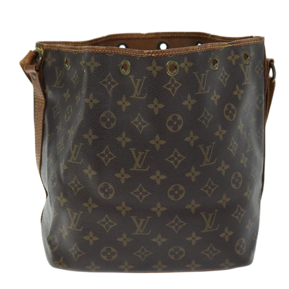 LOUIS VUITTON Monogram Petit Noe Shoulder Bag M42226 LV Auth 73542