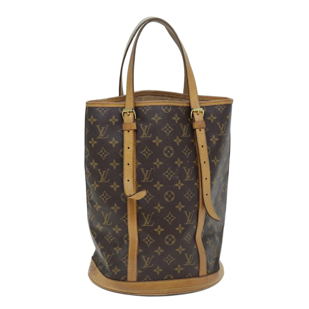 LOUIS VUITTON Monogram Bucket GM Shoulder Bag M42236 LV Auth 73544