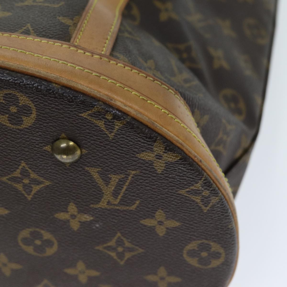 LOUIS VUITTON Monogram Bucket GM Shoulder Bag M42236 LV Auth 73544