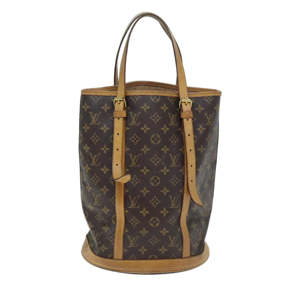 LOUIS VUITTON Monogram Bucket GM Shoulder Bag M42236 LV Auth 73544