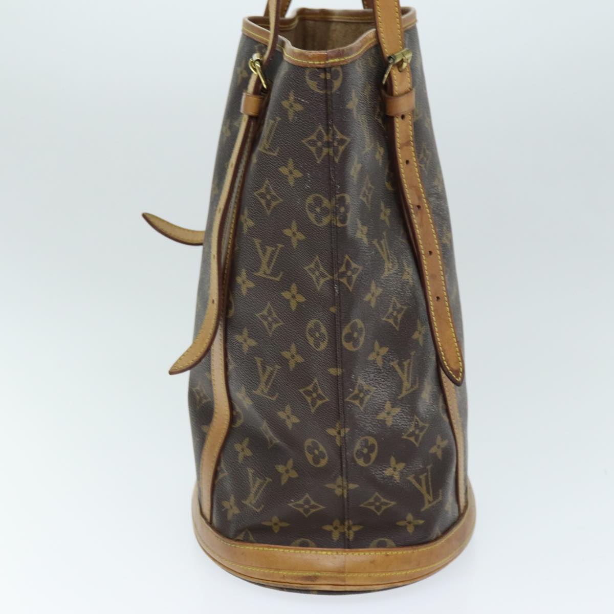 LOUIS VUITTON Monogram Bucket GM Shoulder Bag M42236 LV Auth 73544