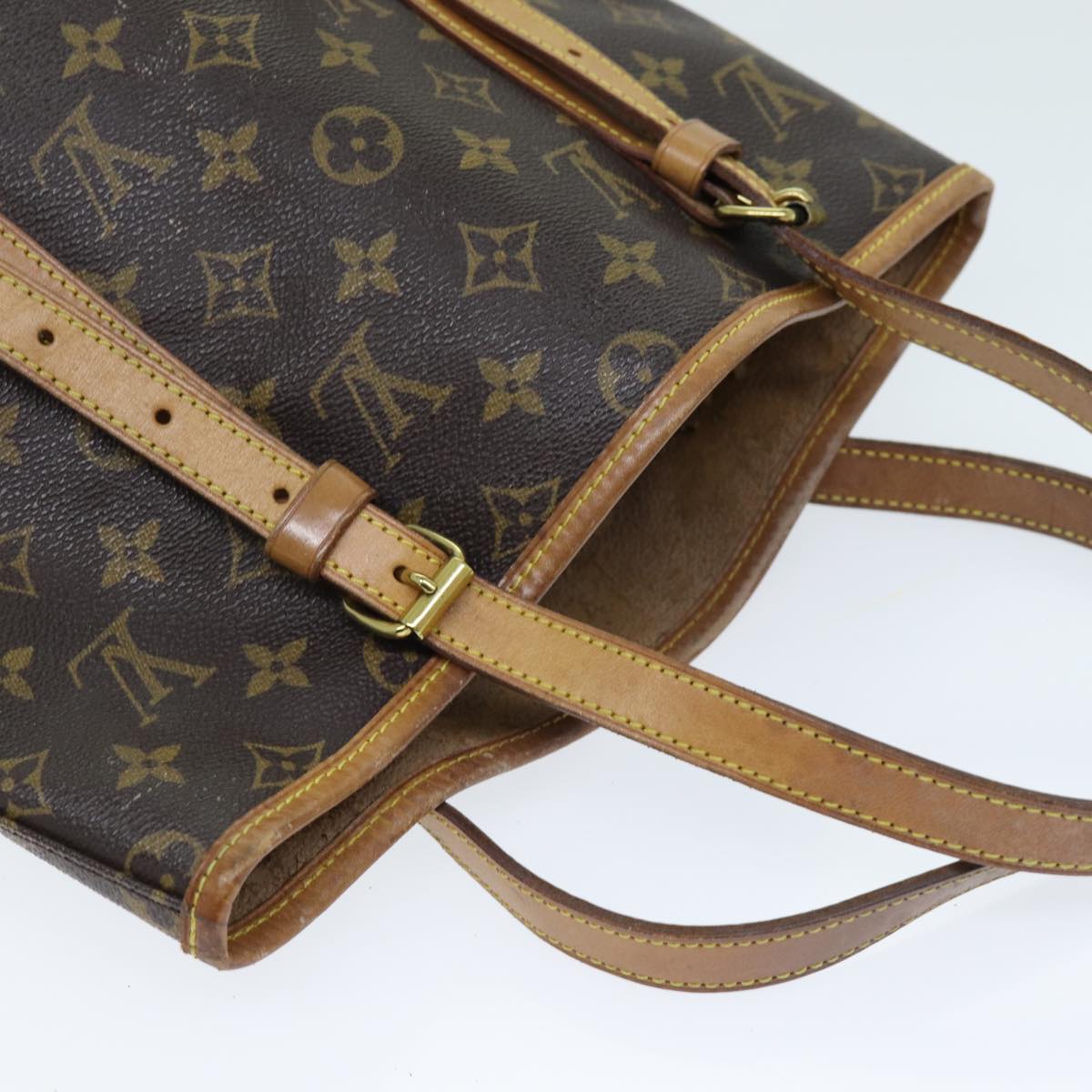 LOUIS VUITTON Monogram Bucket GM Shoulder Bag M42236 LV Auth 73544