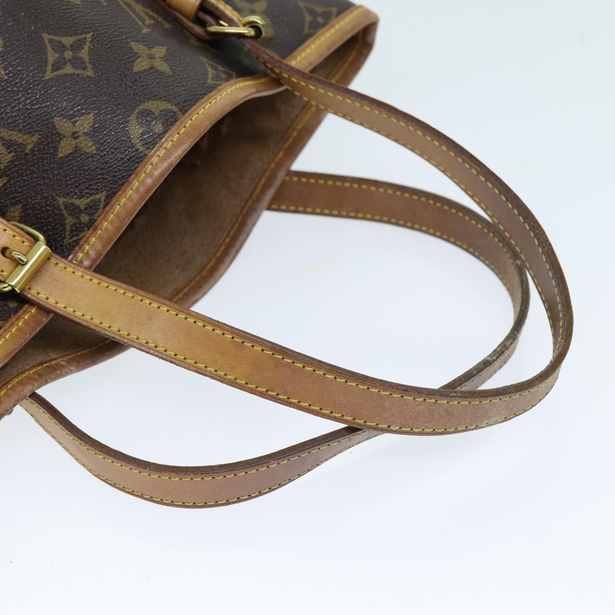 LOUIS VUITTON Monogram Bucket GM Shoulder Bag M42236 LV Auth 73544