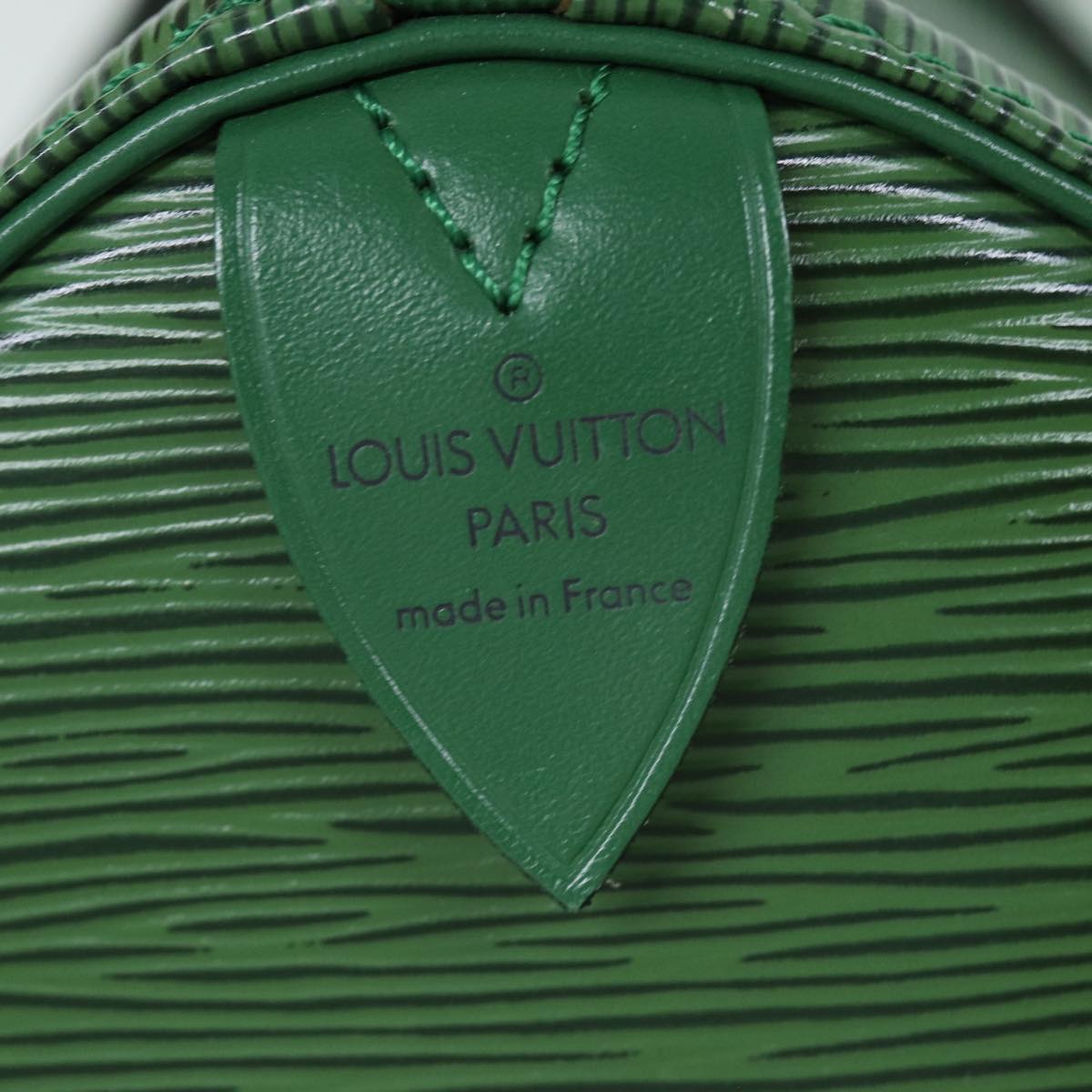 LOUIS VUITTON Epi Speedy 35 Hand Bag Borneo Green M42994 LV Auth 73565