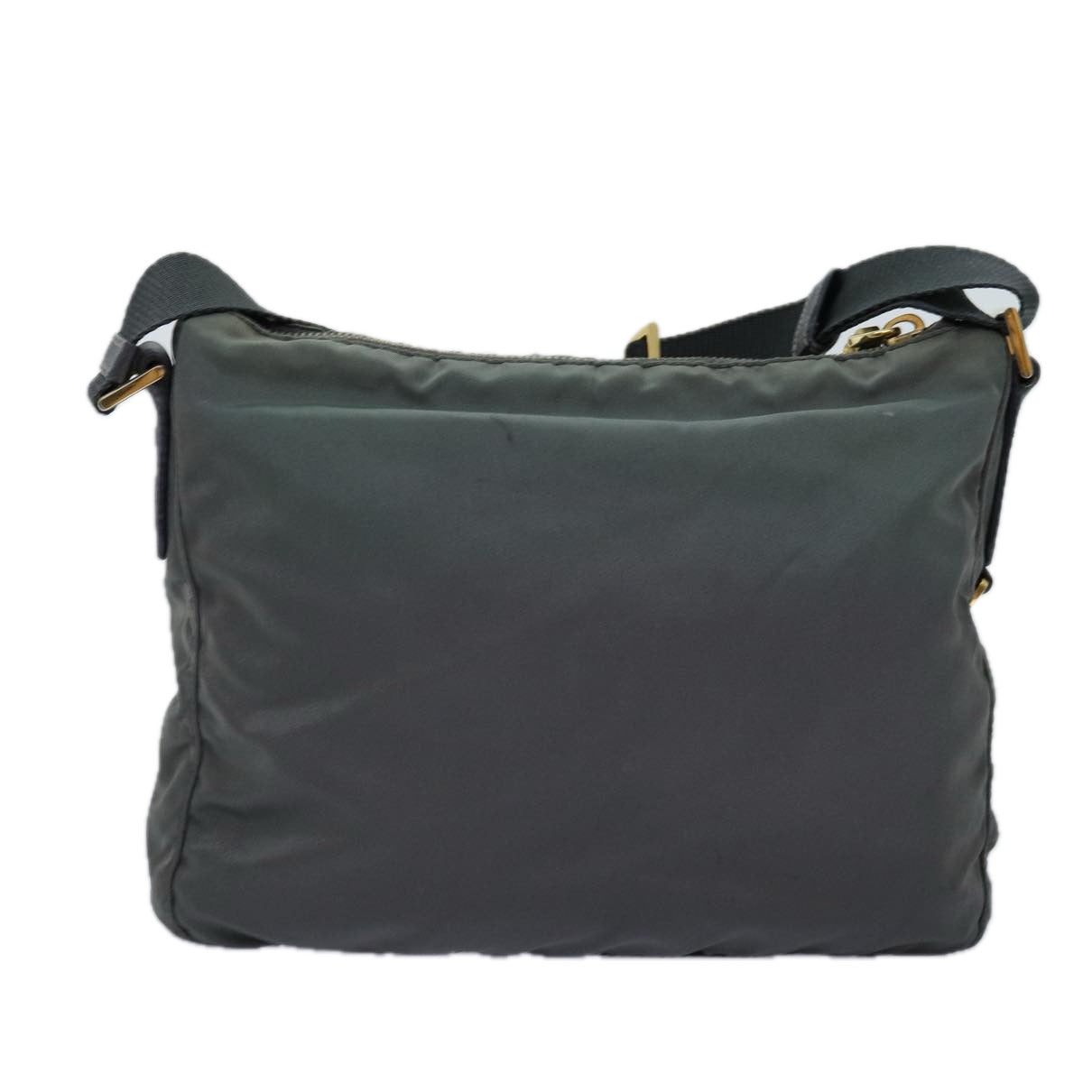 PRADA Shoulder Bag Nylon Khaki Auth 73601 - 0