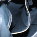 CELINE Triomphe Canvas Shoulder Bag Gray Auth 73617-21