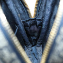 Christian Dior Trotter Canvas Pouch Navy Auth 73648-16