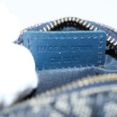 Christian Dior Trotter Canvas Pouch Navy Auth 73648-18