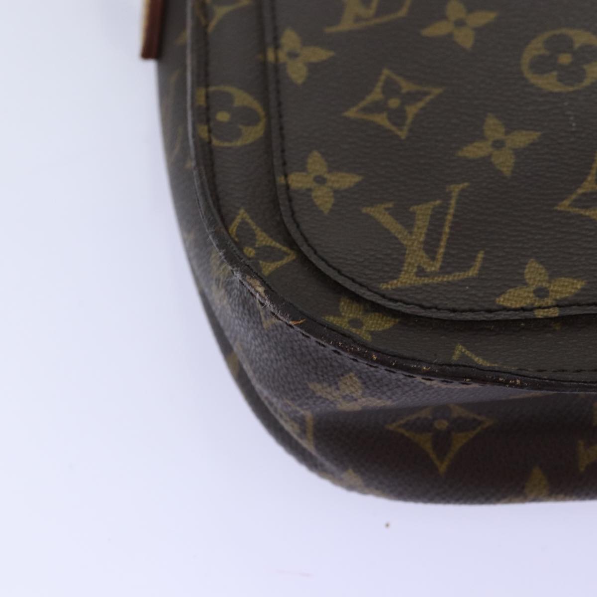 LOUIS VUITTON Monogram Saint Cloud GM Shoulder Bag M51242 LV Auth 73671