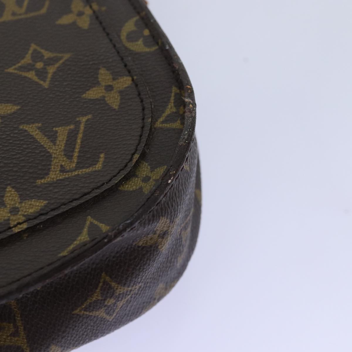 LOUIS VUITTON Monogram Saint Cloud GM Shoulder Bag M51242 LV Auth 73671