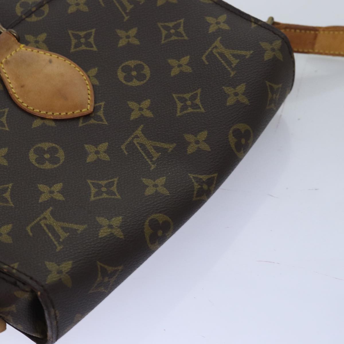 LOUIS VUITTON Monogram Saint Cloud GM Shoulder Bag M51242 LV Auth 73671