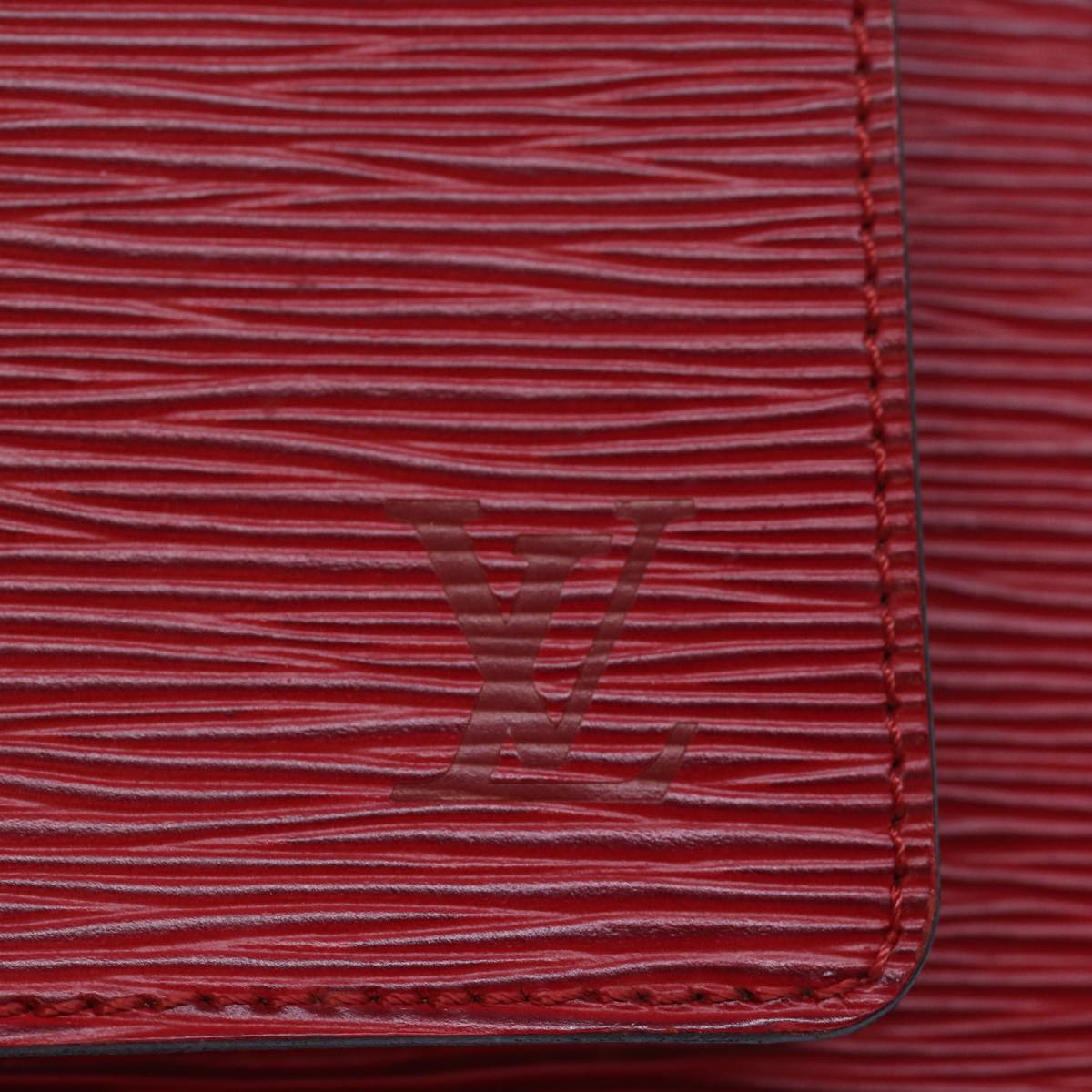 LOUIS VUITTON Epi Monceau 28 Hand Bag Red M40783 LV Auth 73677