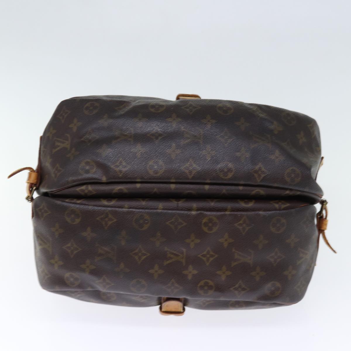 LOUIS VUITTON Monogram Saumur 35 Shoulder Bag M42254 LV Auth 73689