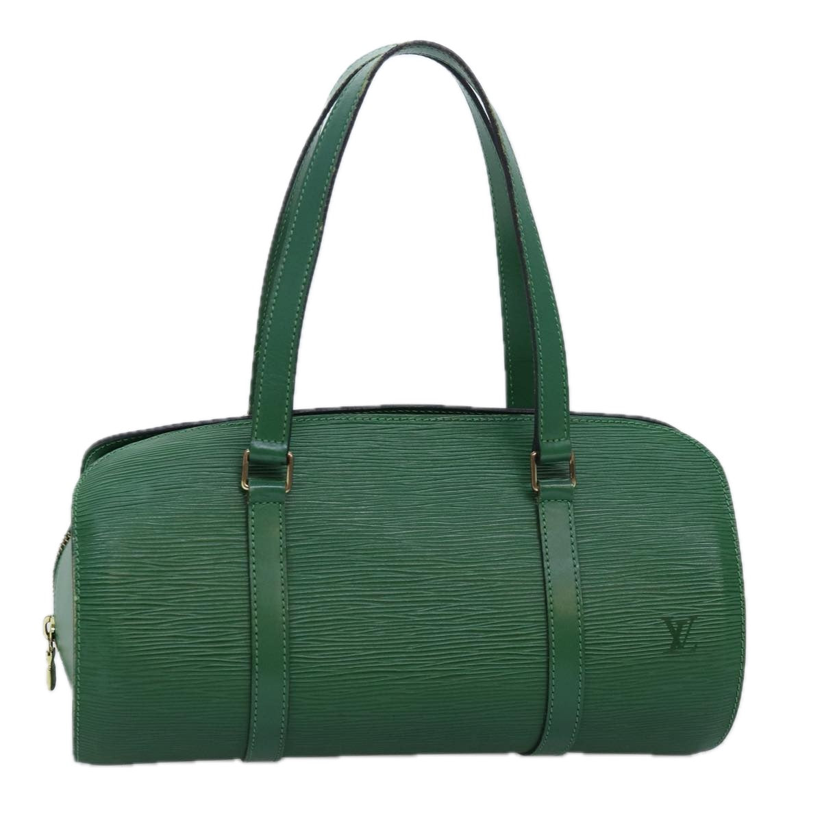 LOUIS VUITTON Epi Soufflot Hand Bag Green M52224 LV Auth 73691
