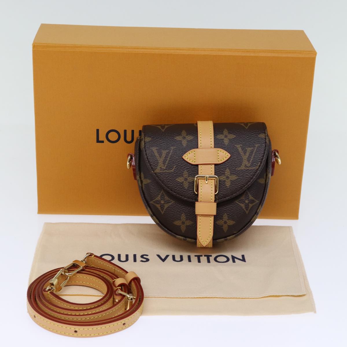 LOUIS VUITTON Monogram Micro Chantilly Shoulder Bag M46643 LV Auth 73745S