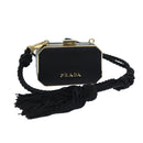 PRADA Shoulder Pouch Nylon Black Auth 73746A-1