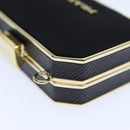 PRADA Shoulder Pouch Nylon Black Auth 73746A-15