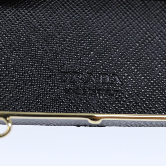 PRADA Shoulder Pouch Nylon Black Auth 73746A
