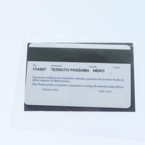 PRADA Shoulder Pouch Nylon Black Auth 73746A