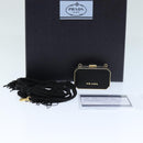 PRADA Shoulder Pouch Nylon Black Auth 73746A-12