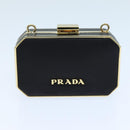 PRADA Shoulder Pouch Nylon Black Auth 73746A-13
