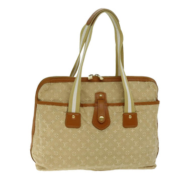 LOUIS VUITTON Monogram Mini Kabamari Kate Tote Bag Beige M92492 LV Auth 73754