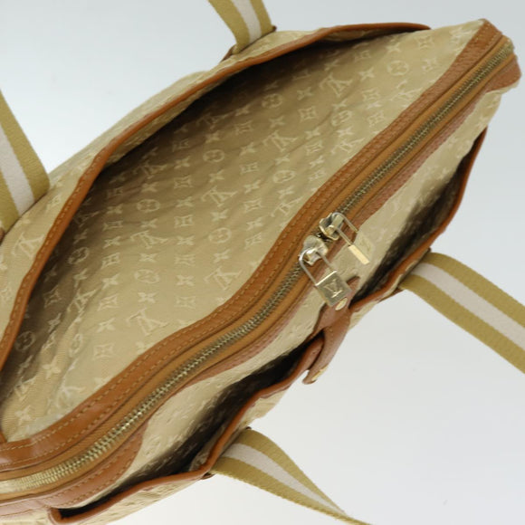 LOUIS VUITTON Monogram Mini Kabamari Kate Tote Bag Beige M92492 LV Auth 73754