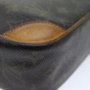 LOUIS VUITTON Monogram Compiegne 28 Clutch Bag M51845 LV Auth 73759-16