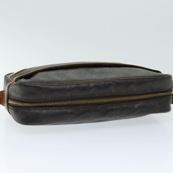 LOUIS VUITTON Monogram Compiegne 28 Clutch Bag M51845 LV Auth 73759