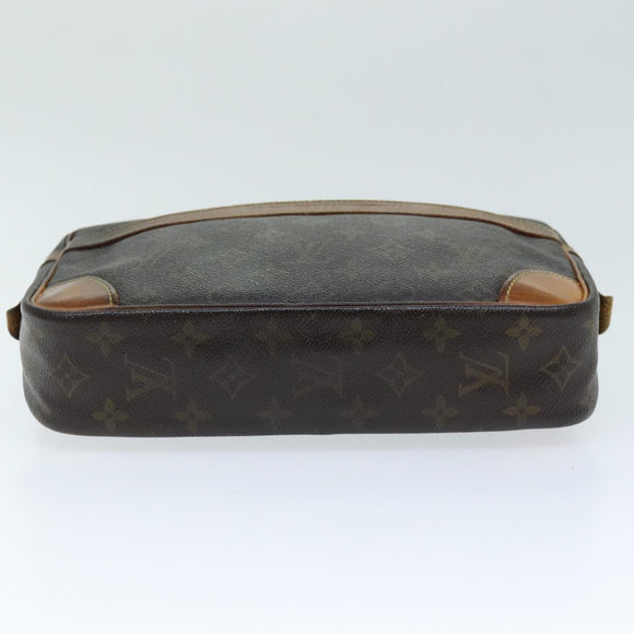 LOUIS VUITTON Monogram Compiegne 28 Clutch Bag M51845 LV Auth 73759