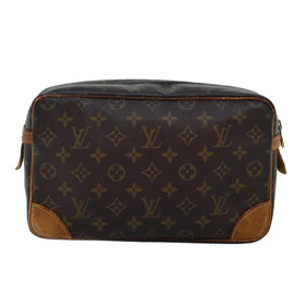 LOUIS VUITTON Monogram Compiegne 28 Clutch Bag M51845 LV Auth 73760 - 0