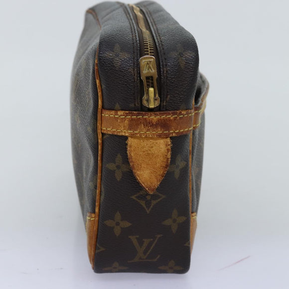 LOUIS VUITTON Monogram Compiegne 28 Clutch Bag M51845 LV Auth 73760