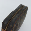 LOUIS VUITTON Monogram Compiegne 28 Clutch Bag M51845 LV Auth 73760-6