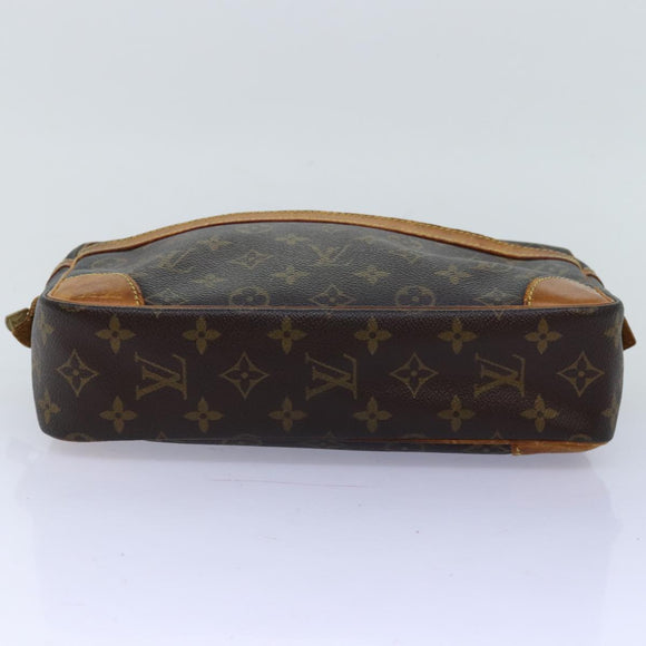 LOUIS VUITTON Monogram Compiegne 28 Clutch Bag M51845 LV Auth 73760