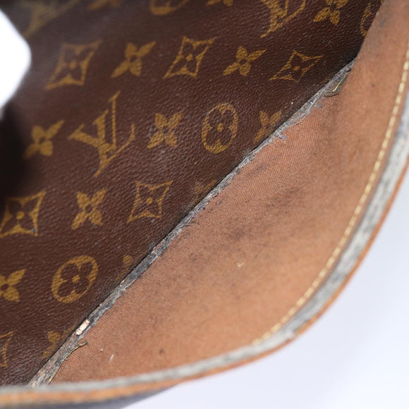 LOUIS VUITTON Monogram Compiegne 28 Clutch Bag M51845 LV Auth 73763