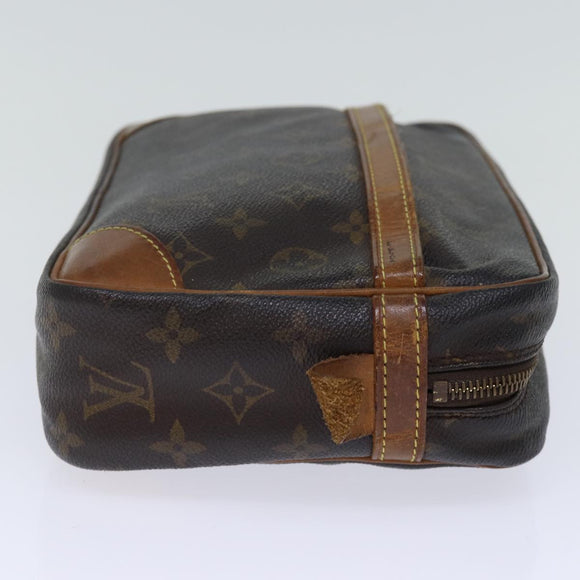 LOUIS VUITTON Monogram Compiegne 28 Clutch Bag M51845 LV Auth 73763