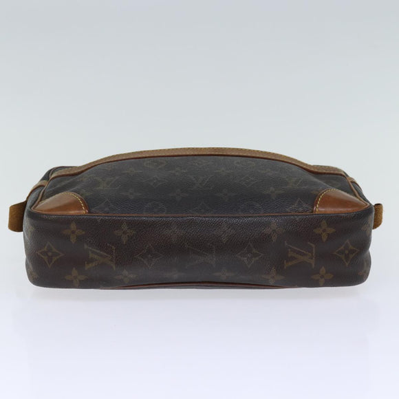 LOUIS VUITTON Monogram Compiegne 28 Clutch Bag M51845 LV Auth 73763